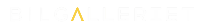 Bilgalleriet logo hvit